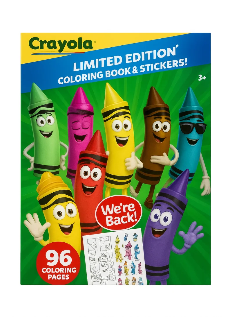 Crayola Crayola 96 pages Coloring Book Limited Edition With Sticker Sheets